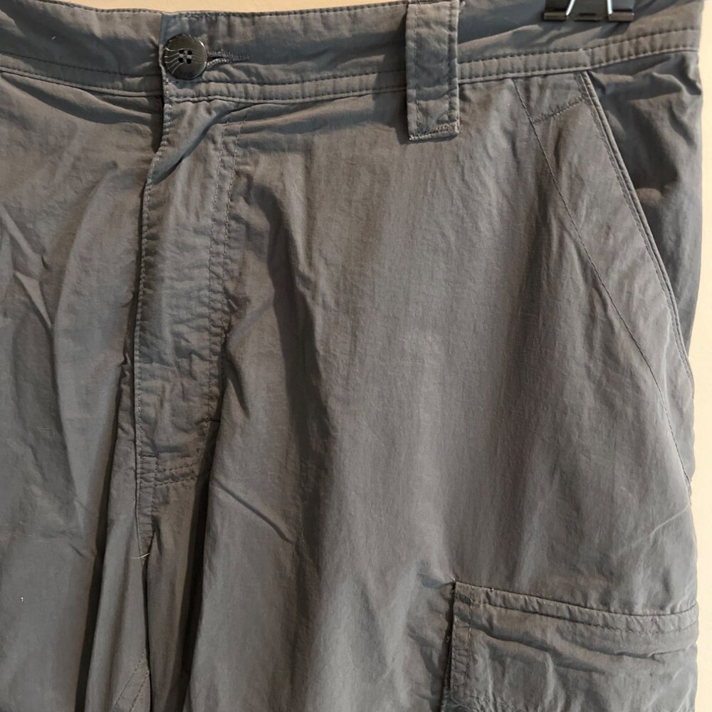 REI nylon convertible shorts pants MEN 34L GRAY - Picture 2 of 6